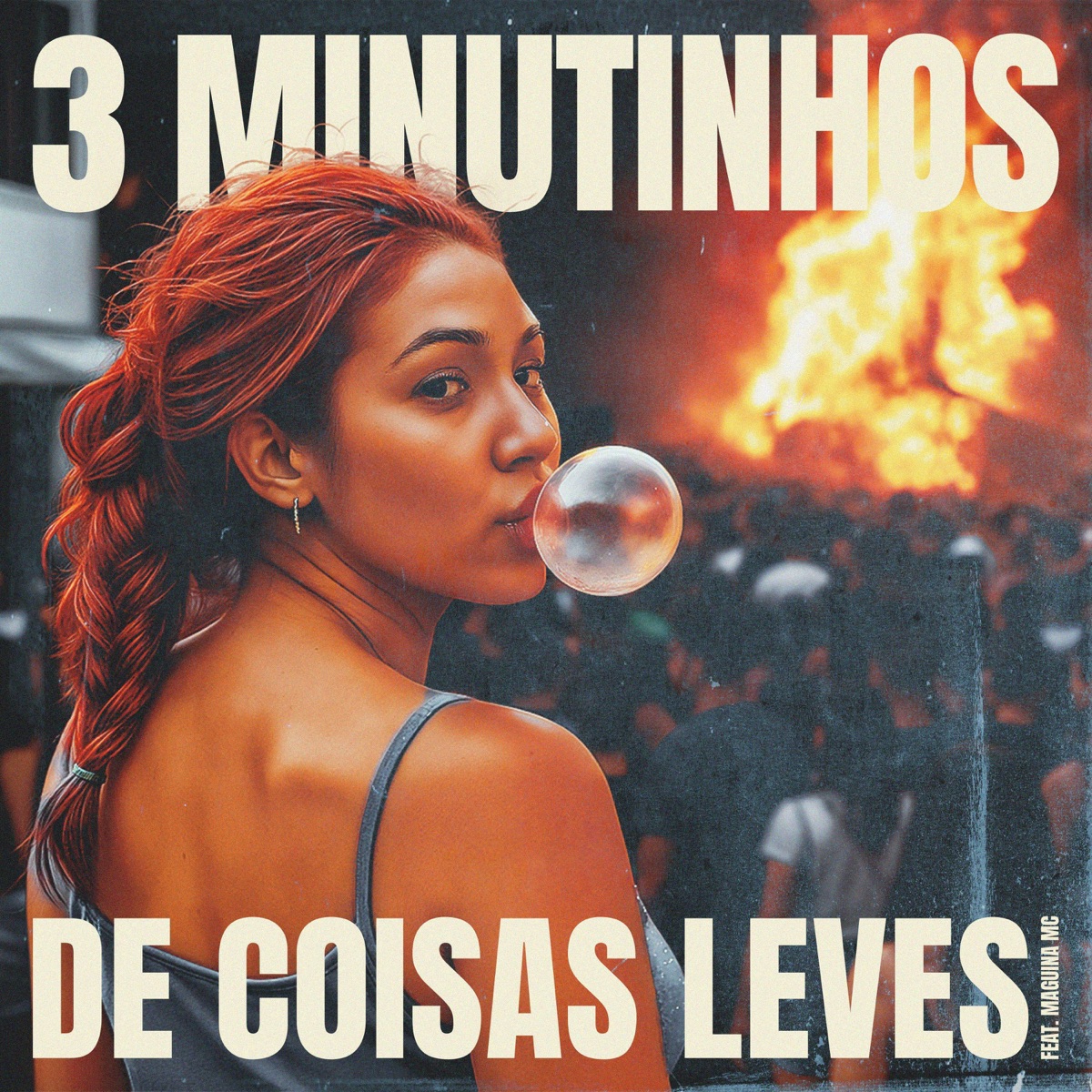 3 MINUTOS DE COISAS LEVES - Single by Maguina MC & DJ Fanqui album cover