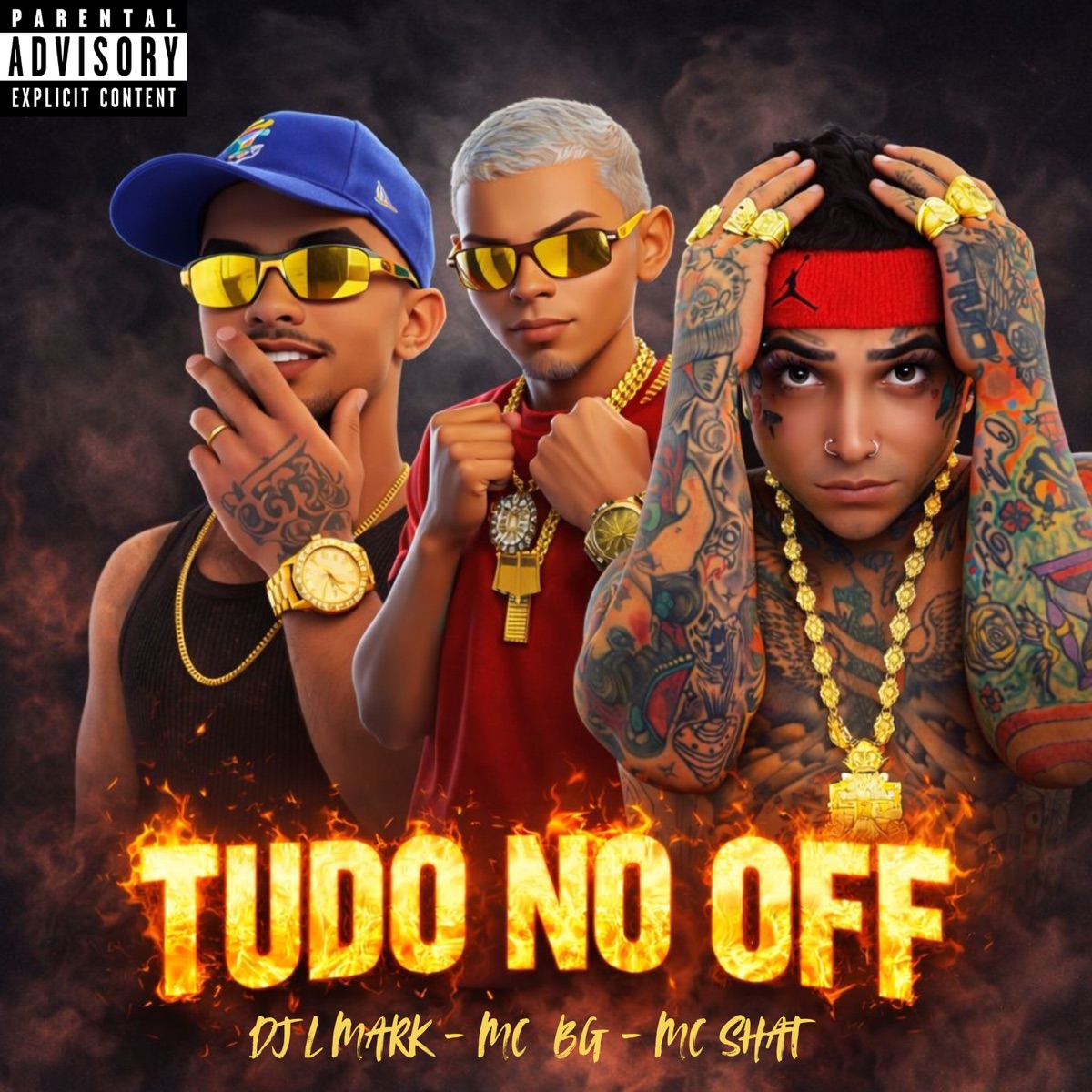 Tudo no Off - Single by Mc Bg & Mc Shat album cover