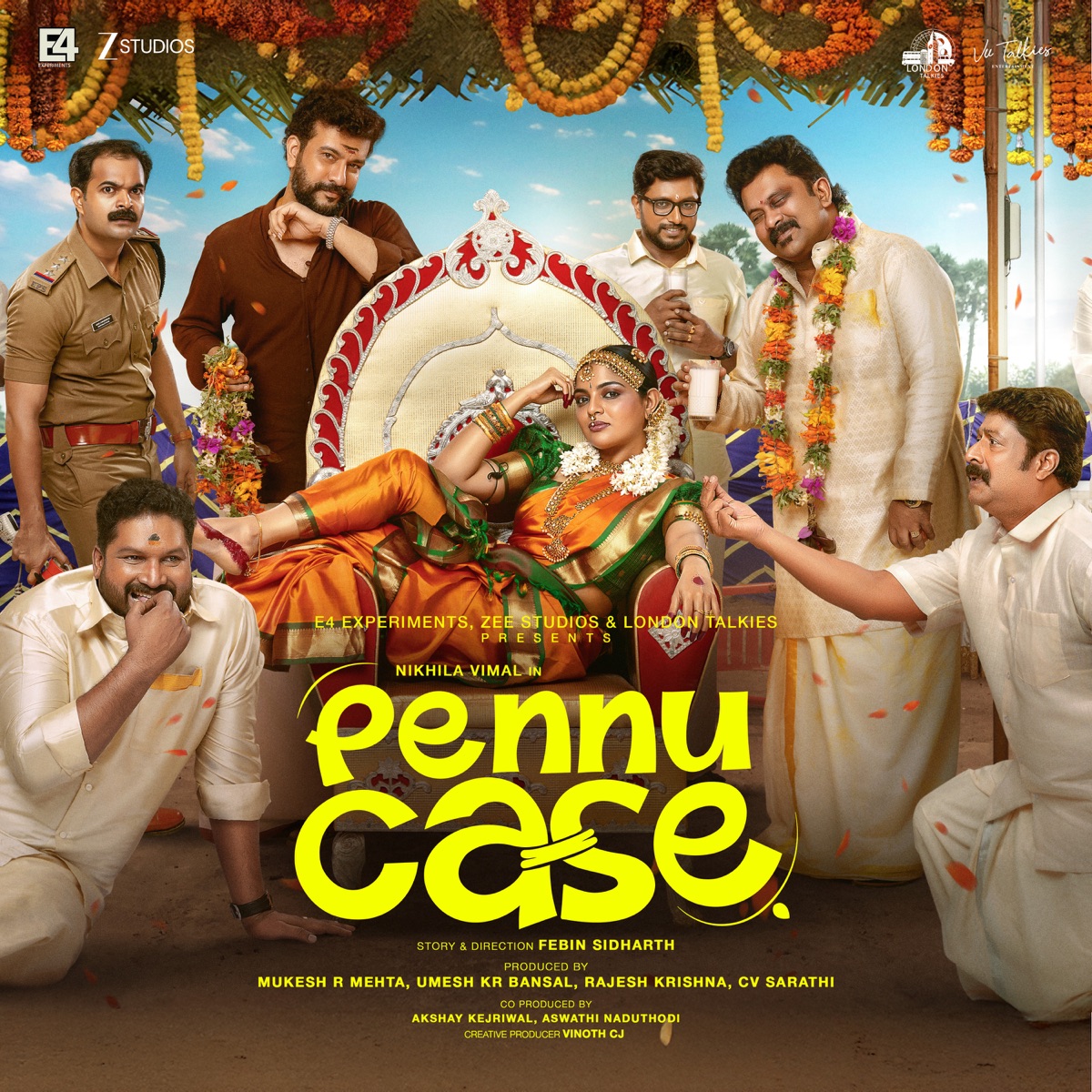 Pennu Case (Original Motion Picture Soundtrack) - EP by Ganesh Malayath, Ponnumani, Arcado, Adarsh Ajith, Parvatish Pradeep, Haniya Nafisa, Farhash, BL▼CK & Cee Vee album cover