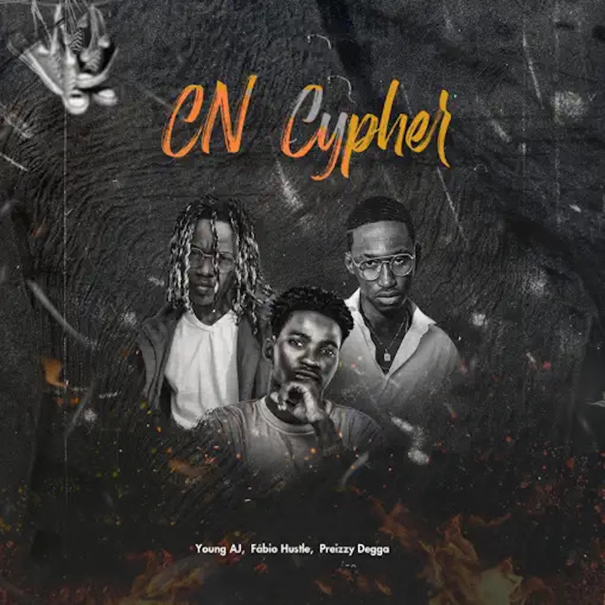 CN CYPHER (feat. Young Aj & Fábio Hustle & Preizzy Degga) - Single by Chely News album cover