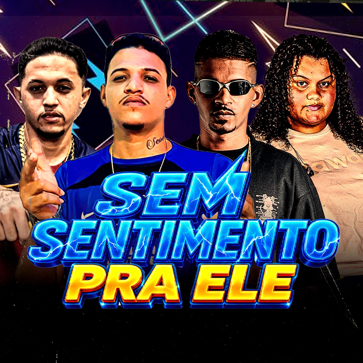 Sem Sentimento pra Ele - Single by eo dmenor, Mc Khariny & Dudu Boladão album cover