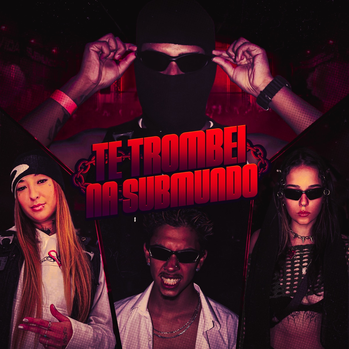 Te Trombei na Submundo - Single by MC BIBI DRAK, Letts, HIRO$HI & Militante do Gueto album cover