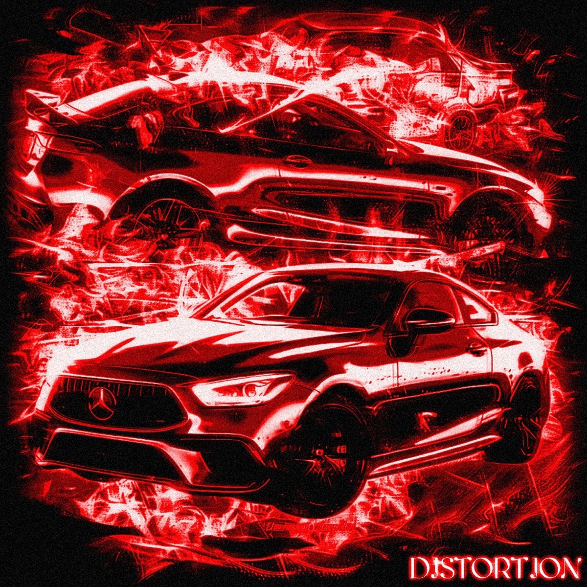 DISTORTION (feat. BLXXDMANE) - Single by S1LENCE album cover
