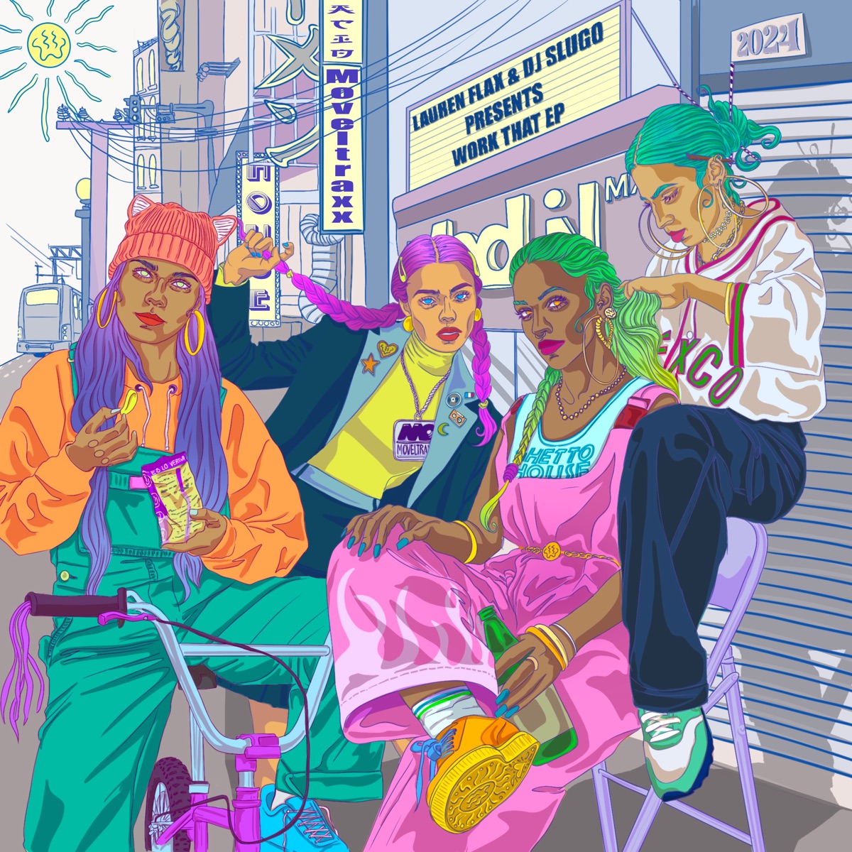 Work That - EP by Lauren Flax & DJ Slugo album cover