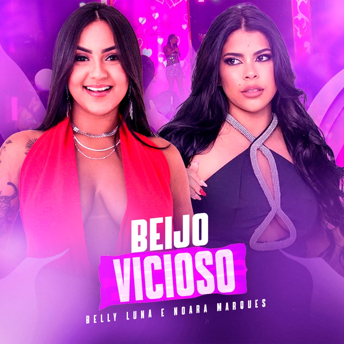 Beijo Vicioso - Single by Belly Luna & Noara Marques album cover