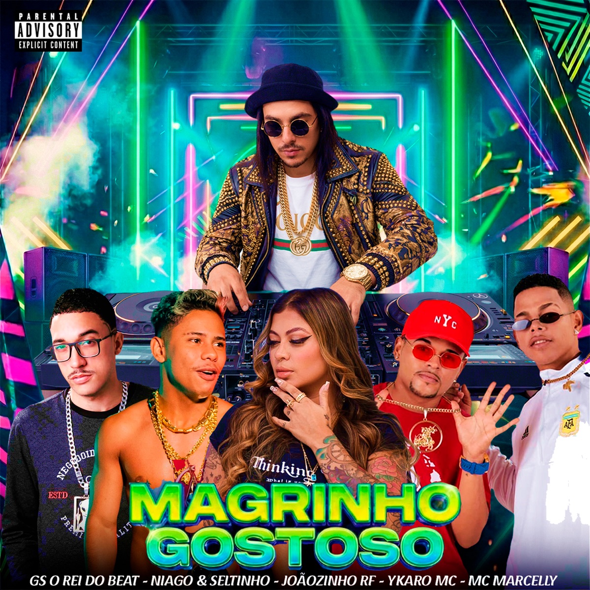 Magrinho Gostoso - Single by Niago e Seltinho, Ykaro MC, Joaozinho RF & MC Marcelly album cover