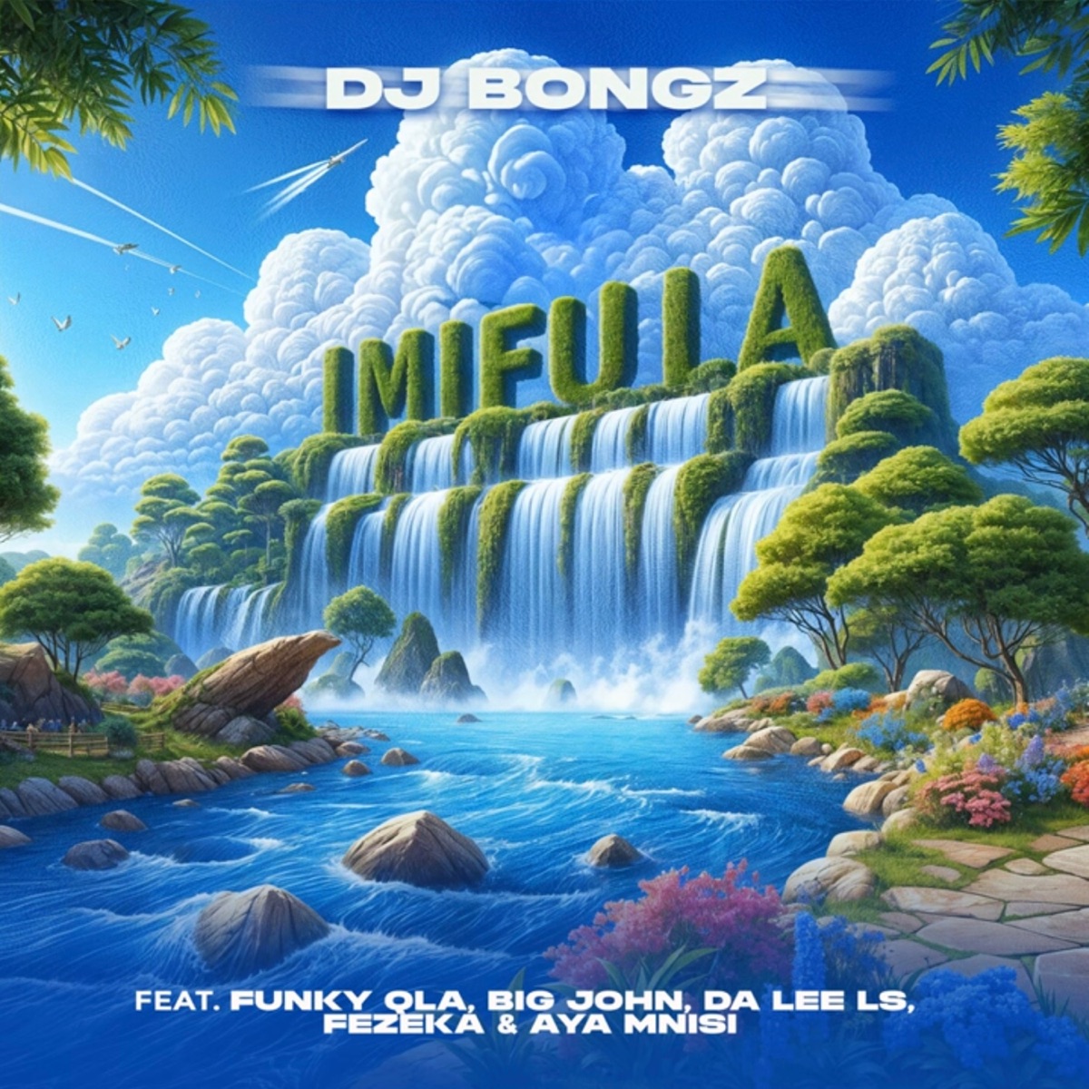 Imifula (feat. Funky Qla, Da Lee LS, Fezeka Dlamini, Aya Mnisi & Big John) - Single by DJ Bongz album cover