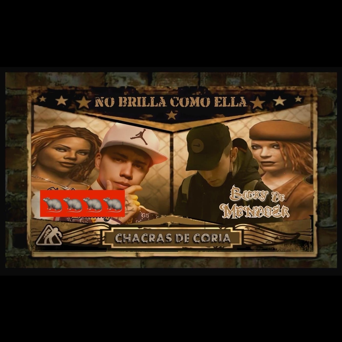 No Brilla Como Ella - Single by Blcky de Mendoza album cover