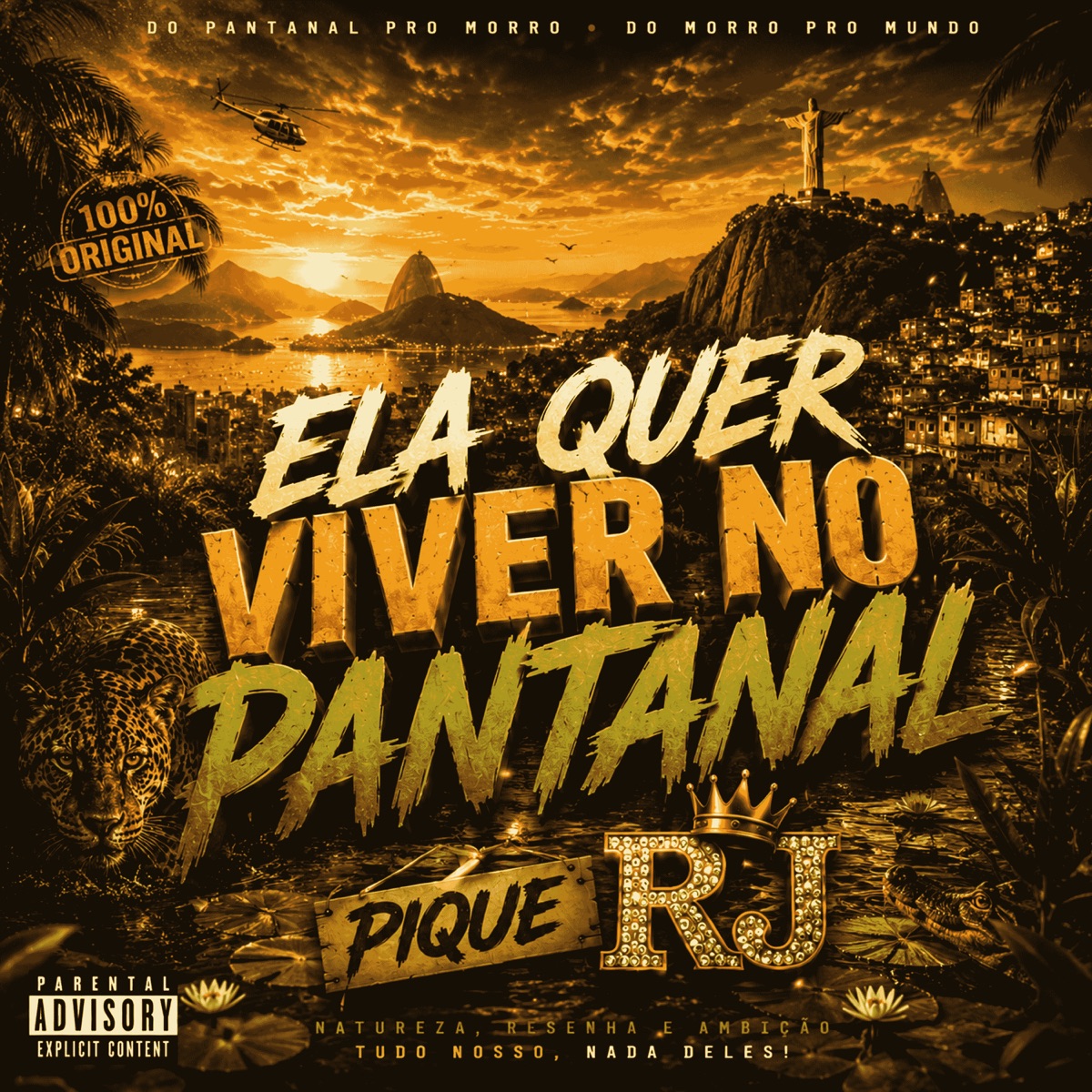 ELA QUER VIVER NO PANTANAL PIQUE RJ - Single by DJ LT album cover