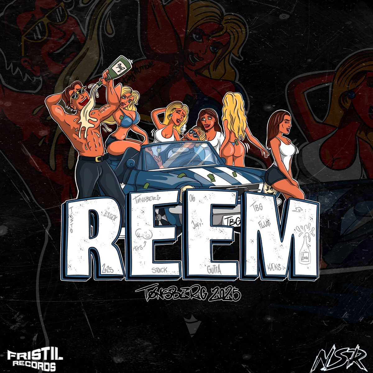 Reem (Bøyde Sugerør) - Single by Sti-J, Mic-King & Onkel Petter album cover