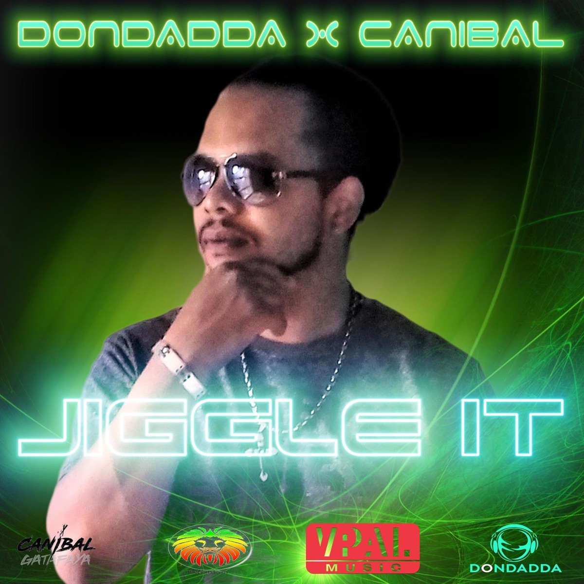 Jiggle It (feat. Canibal) - Single by Dondadda album cover