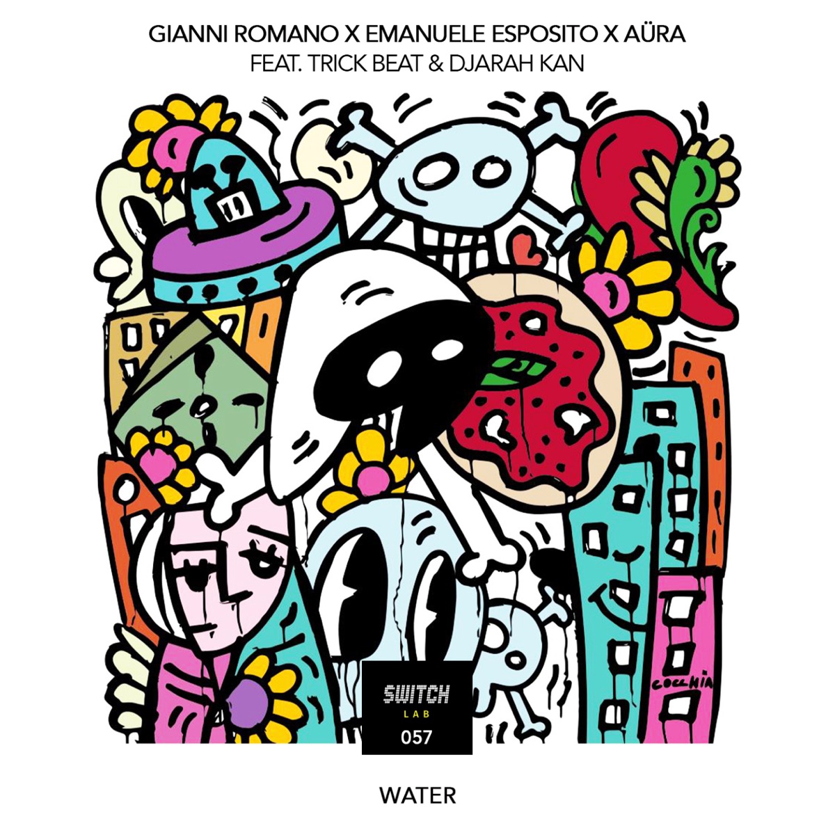 Water (feat. Trick Beat & Djarah Kan) - Single by Gianni Romano, Emanuele Esposito & Aüra album cover