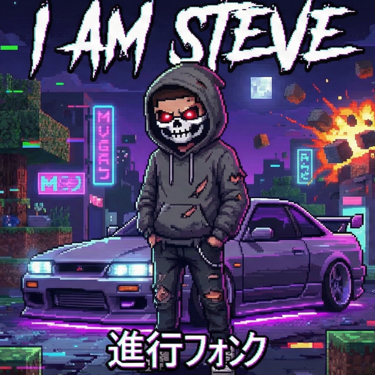 MONTAGEM MINECRAFT - I AM STEVE - Single by SR HEISENBERG album cover