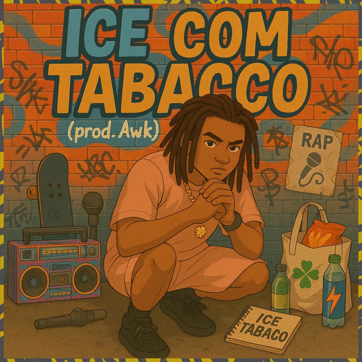 Ice Com Tabaco - Single by Ordem Banks & DJ Awk album cover