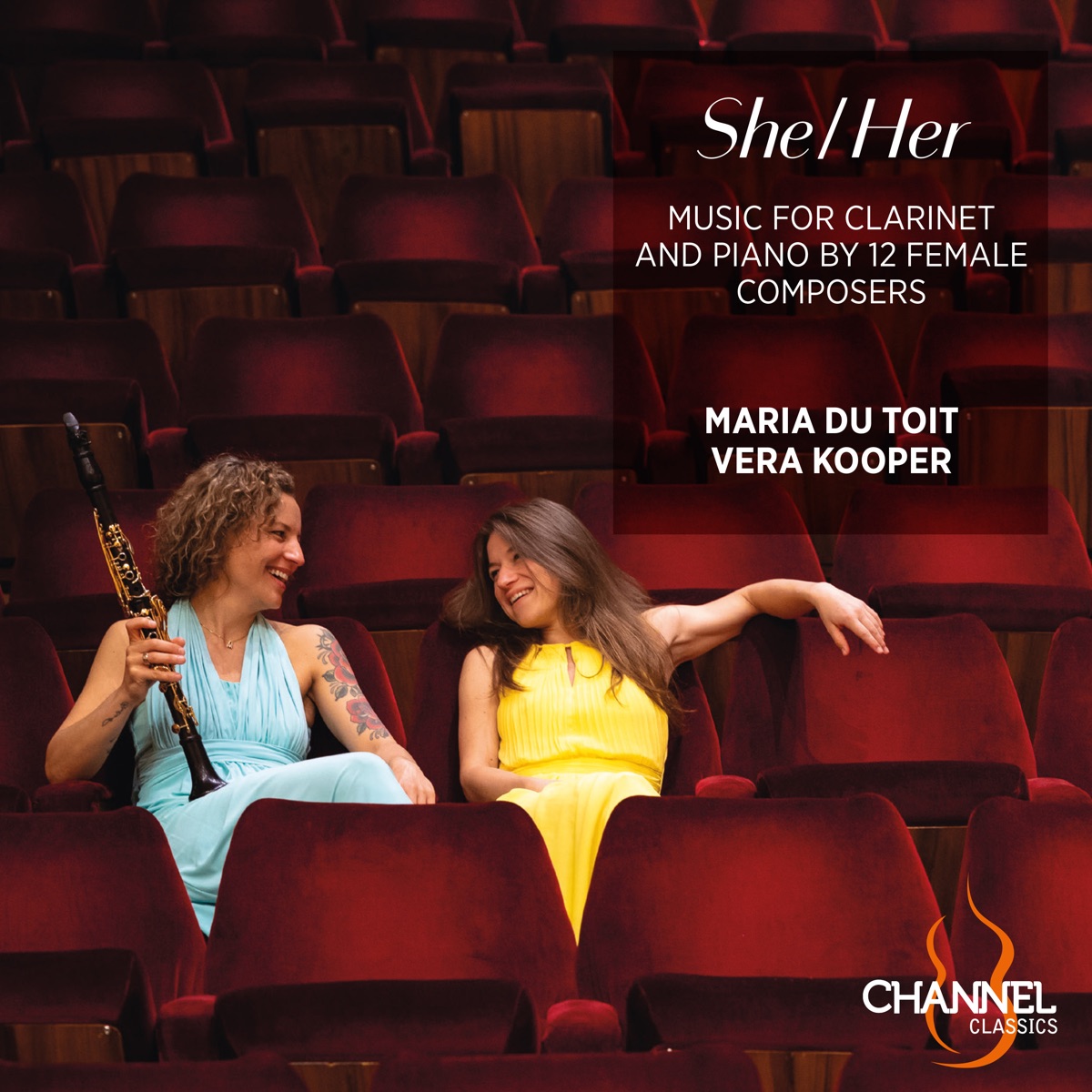 She / Her: Music for Clarinet and Piano by 12 Female Composers by Maria Du Toit & Vera Kooper album cover