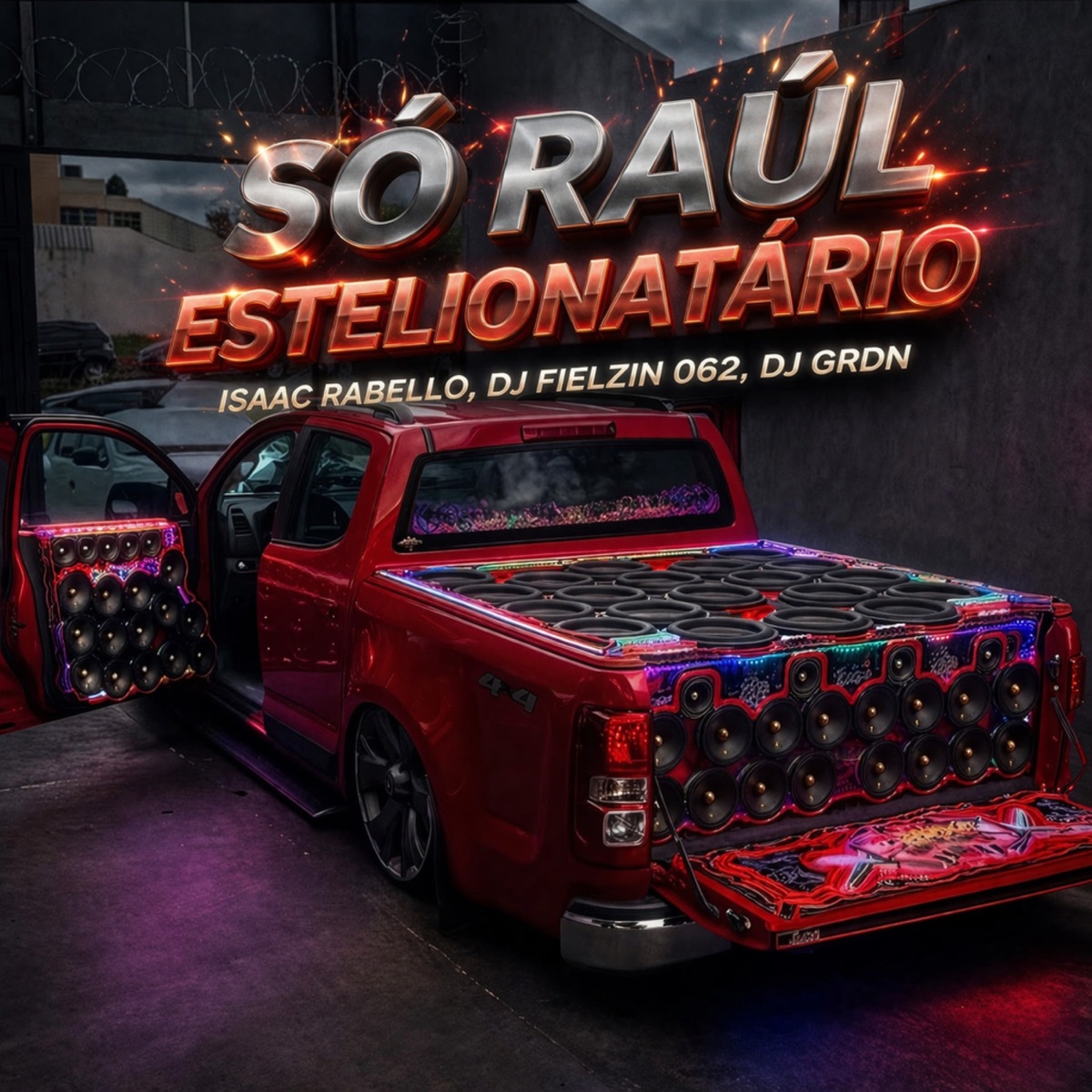 SÓ RAÚL ESTELIONATÁRIO - Single by DJ FIELZIN 062, DJ Grdn & Isaac Rabello album cover