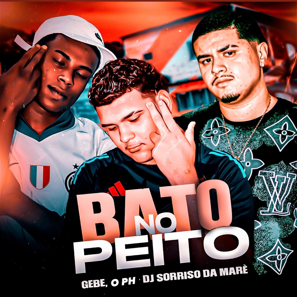 Bato no Peito - Single by Gebê, O PH & DJ Sorriso da Maré album cover