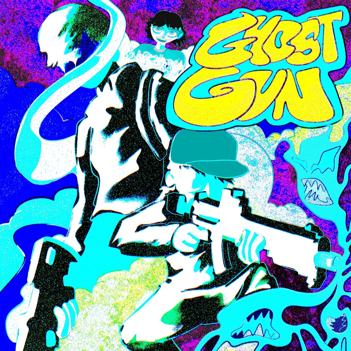 ghost gun (feat. Tyler Brady & Fony Wallace) - Single by ilykarma & Cvstuls album cover
