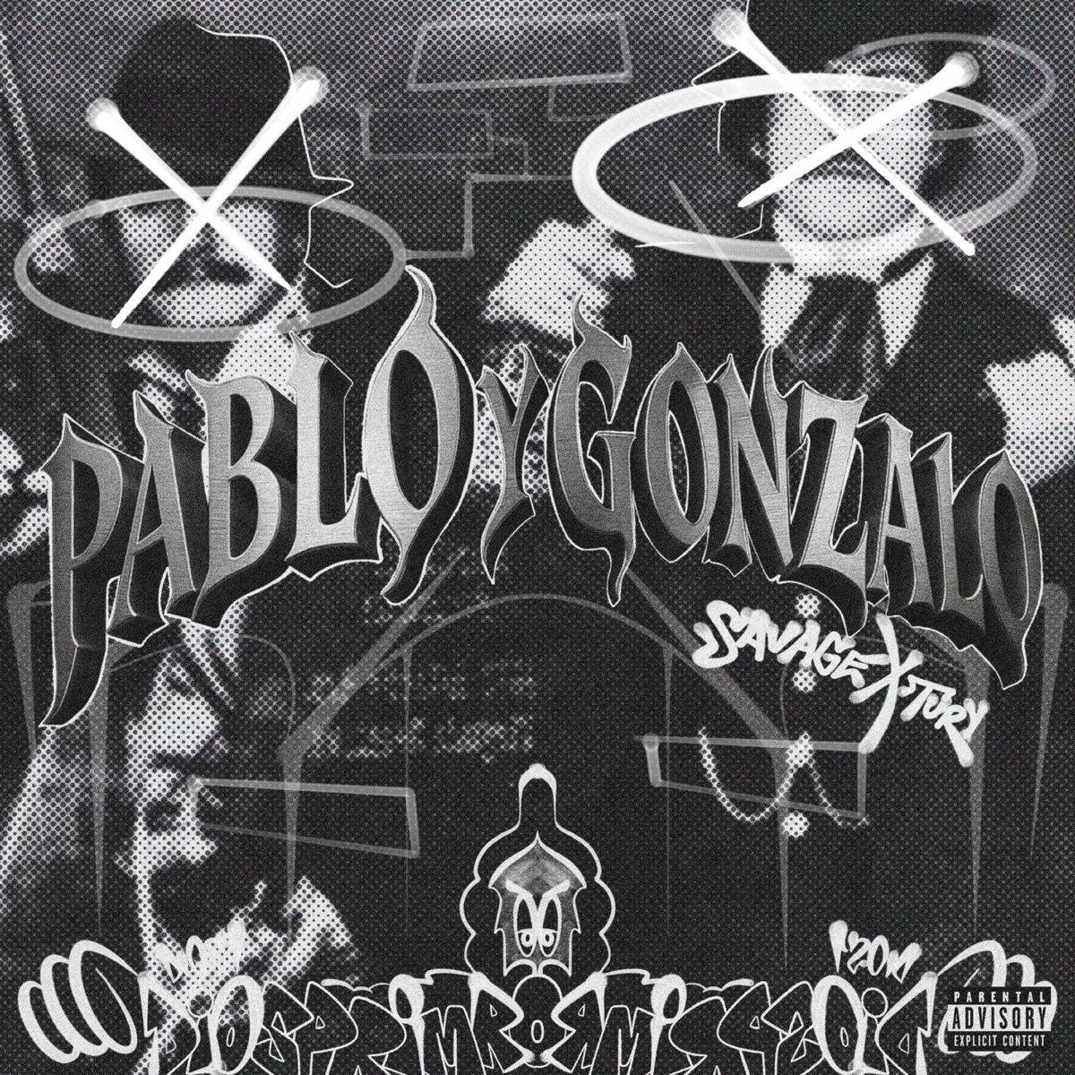 Pablo y Gonzalo - Single by YOVNGSAVAG3, Tury & Sjoy on the beat album cover