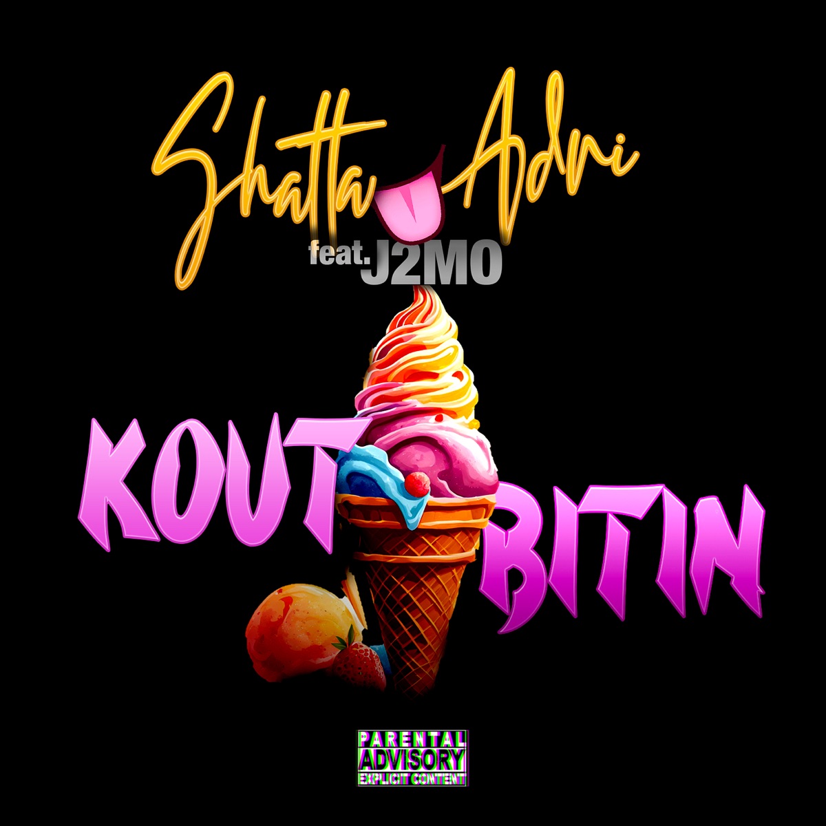 Kout Bitin (feat. J2MO) - Single by SHATTA ADRI album cover
