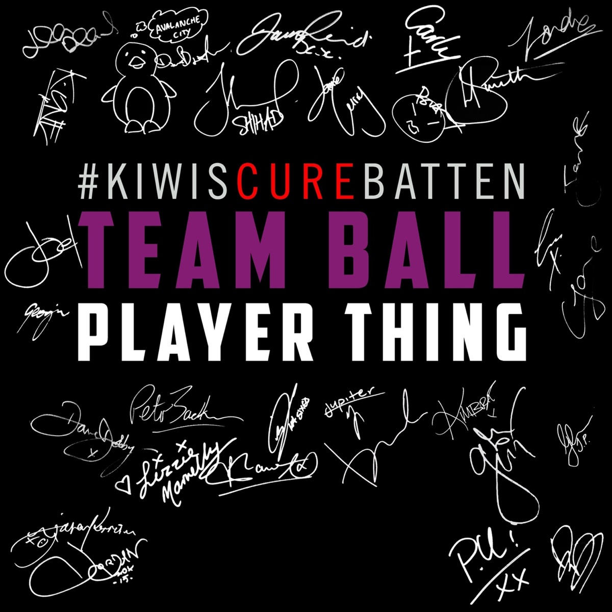 Team Ball Player Thing - Single by #KiwisCureBatten album cover