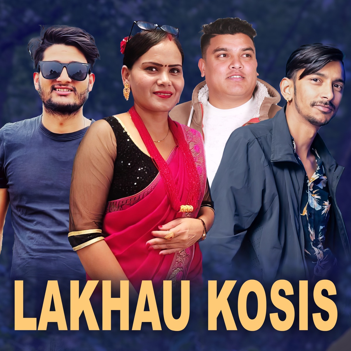 Lakhau Kosis - Single by Suffix Madan, Kedar Dangal & Renuka Khatiwada album cover