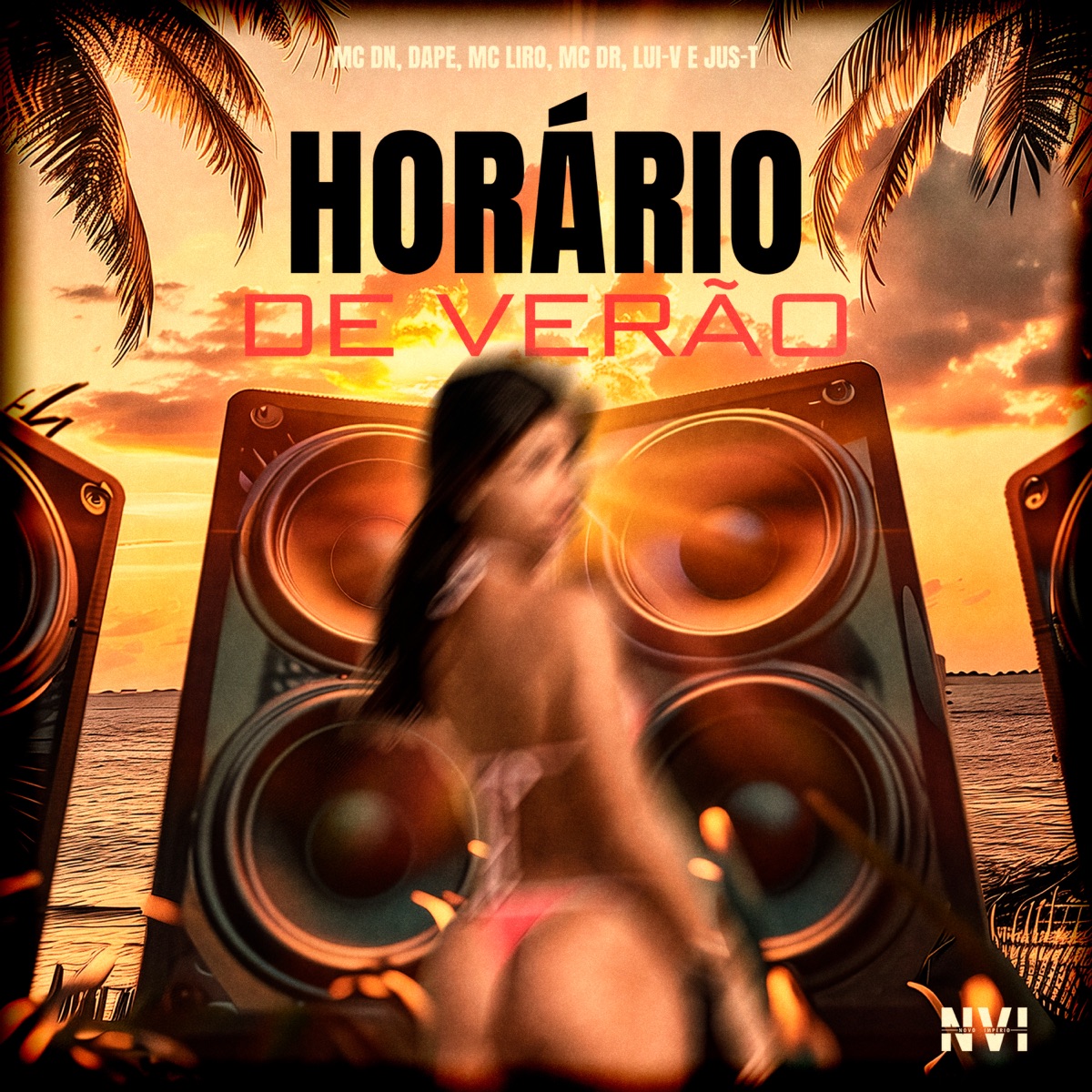 Horário de Verão (feat. Lui-V, Jus-T & Dapê) - Single by MC DN, MC DR & MC Liro album cover