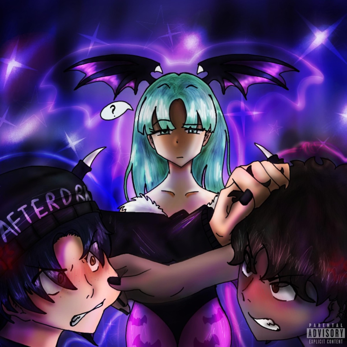 GIRL SO MEAN 2 U! - Single by AfterDRK & Kana Paint album cover