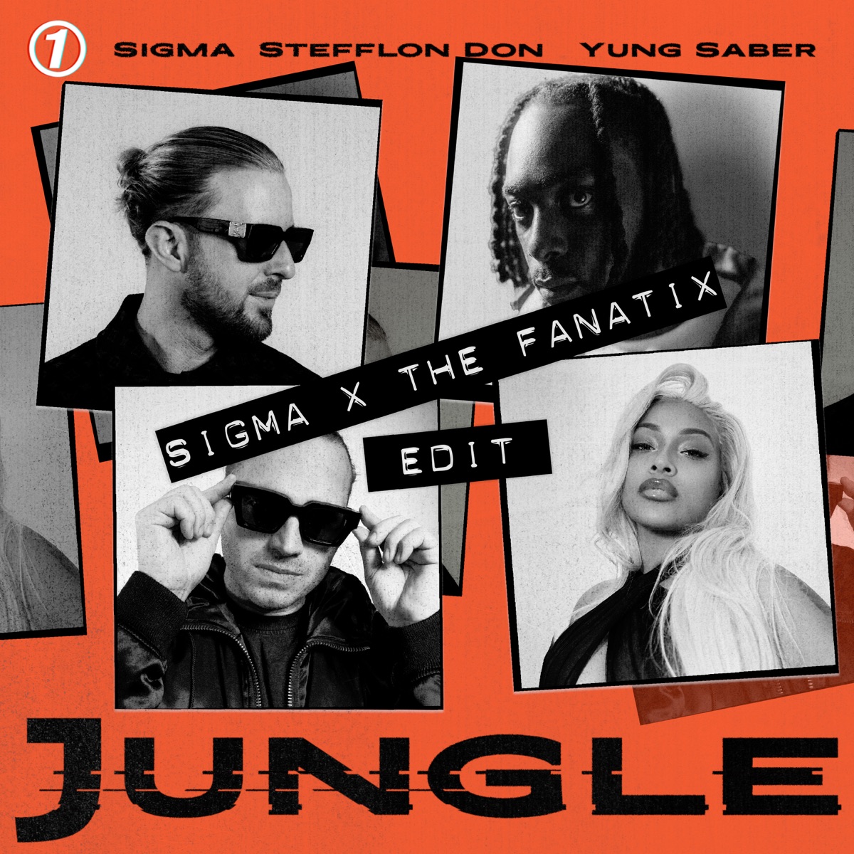 JUNGLE (Sigma x The FaNaTiX Edit) - Single by Sigma, Stefflon Don, The FaNaTiX & Yung Saber album cover