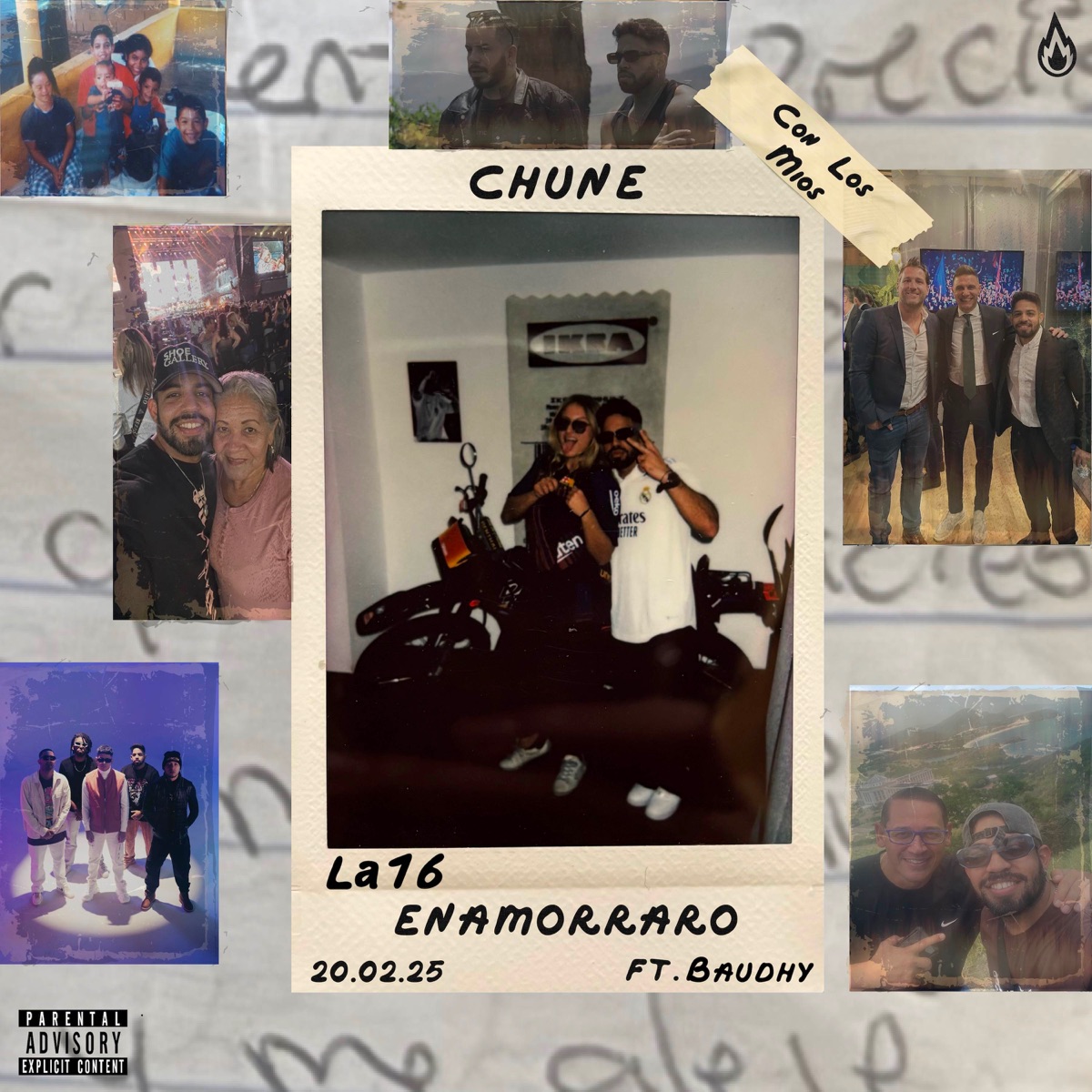 Enamorraro - Single by Chune & Baudhy LBA album cover