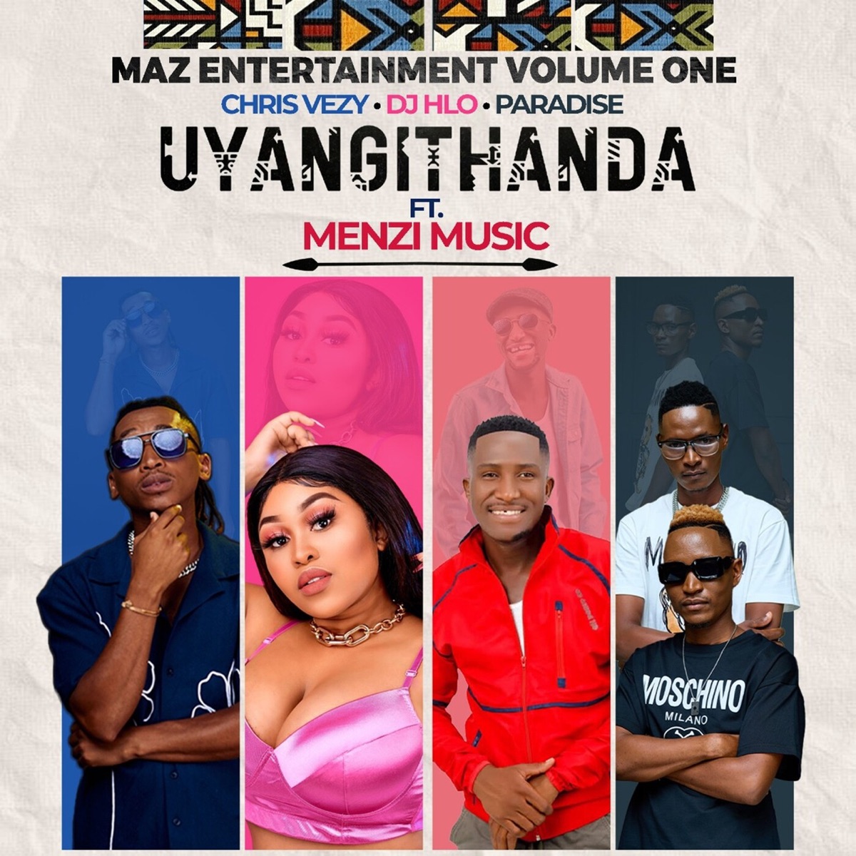 Uyangithanda (feat. MENZI MUSIC) - Single by Chris Vezy, DJ Hlo & Paradise album cover