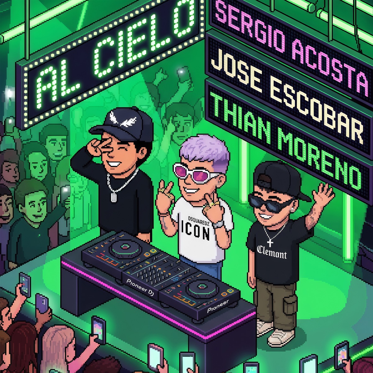 Al Cielo - Single by Sergio Acosta, José Escobar & Thian Moreno album cover