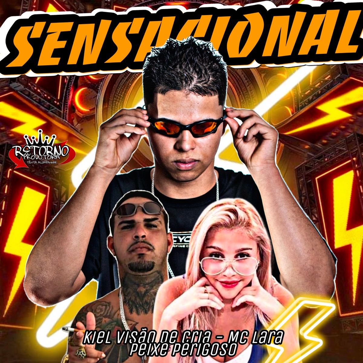 Sensacional (feat. Mc Lara) - Single by Kiel Visão de Cria & Peixe Perigoso album cover