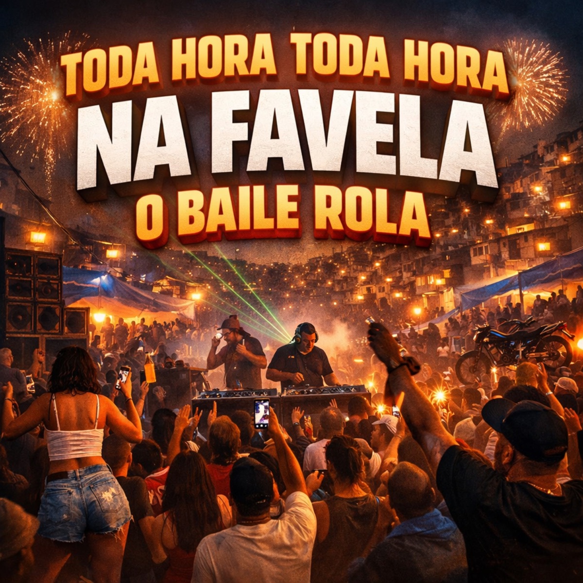 Toda Hora Toda Hora na Favela o Baile Rola - Single by Betinho Dj, MC Gorran, MC Marlon PH & Mc Neguinho do ITR album cover