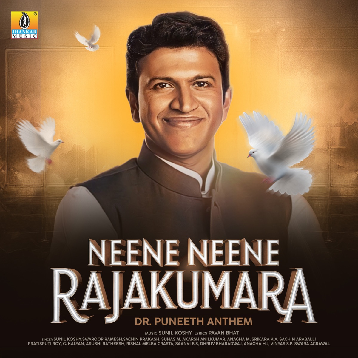 Neene Neene Rajakumara - Single by Sunil Koshy, Swaroop Ramesh, Sachin Prakash, Suhas M, Akarsh Anilkumar, Anagha M, Srikara K.A, Sachin Araballi, Pratisruti Roy, G KALYAN, Arushi Ratheesh, Rishal Melba Crasta, Saanvi B.S, Dhruv Bharadwaj, Anagha HJ & Vinyas S.P.Swara Agrawal album cover