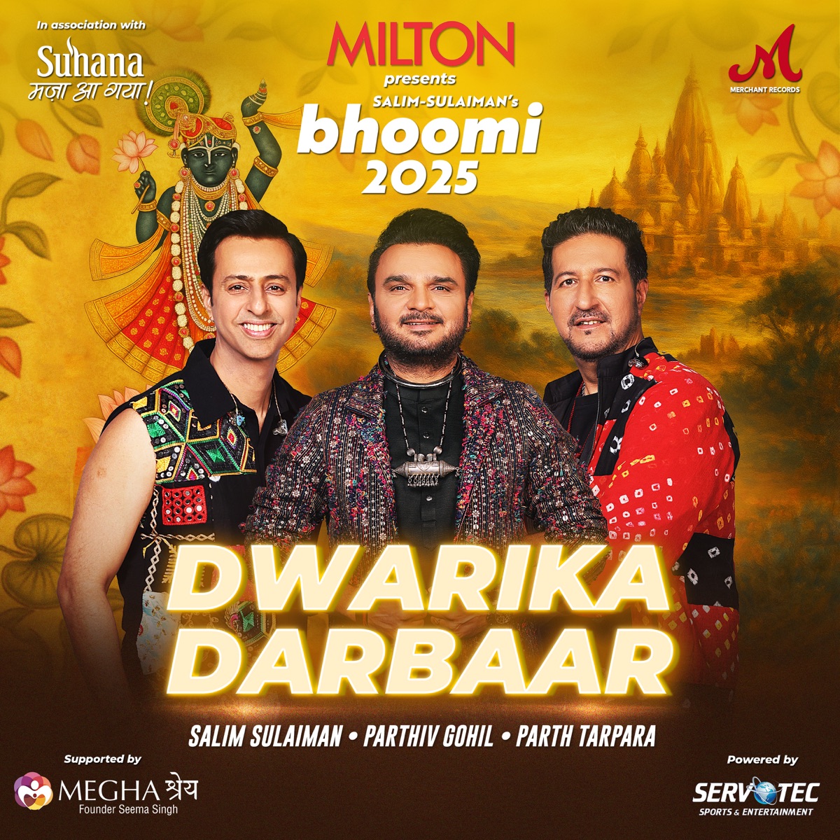 Dwarika Darbaar (From "Bhoomi 2025") - Single by Parth Tarpara, Salim-Sulaiman & Parthiv Gohil album cover