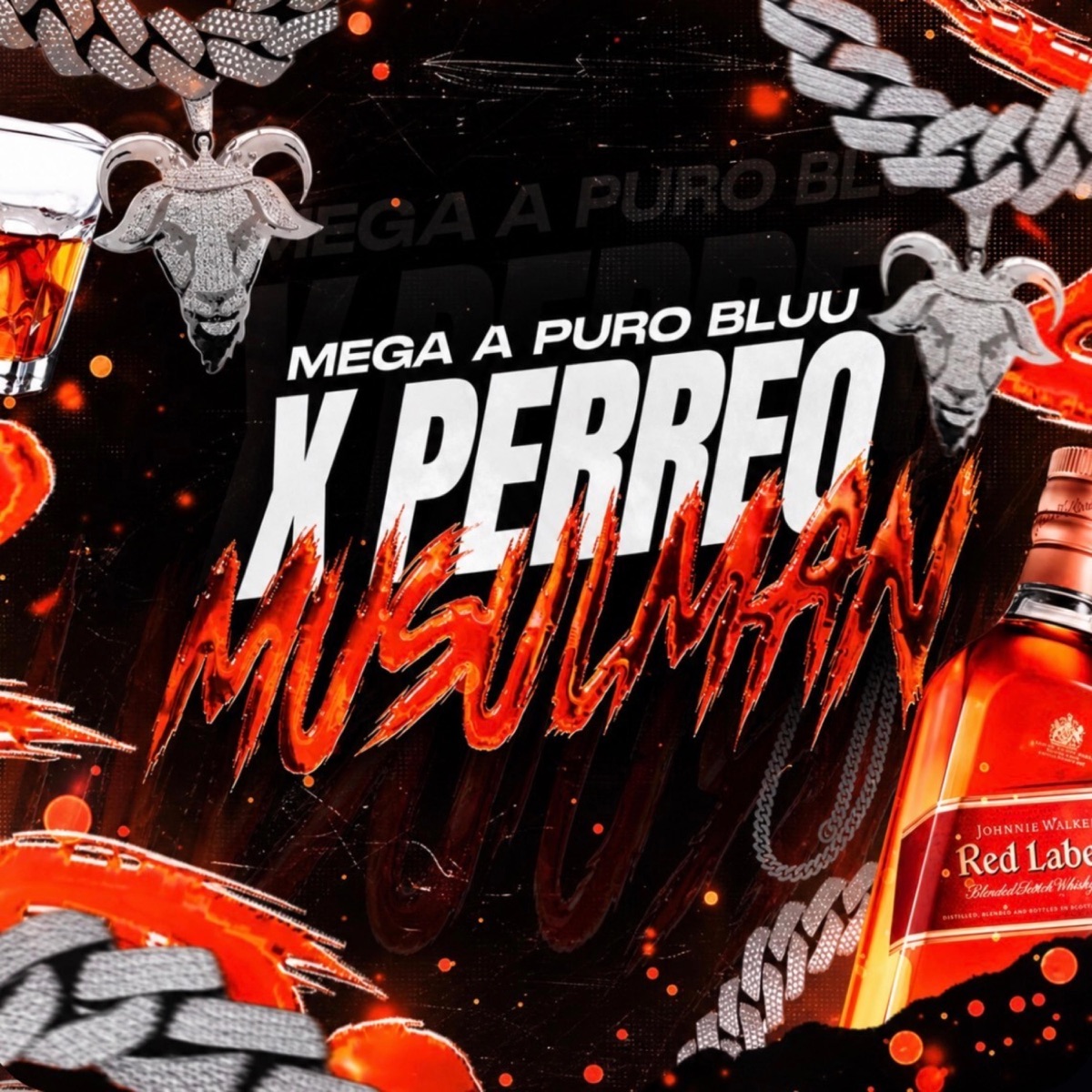 MEGA APURO BLUU X PERREO MUSULMAN (feat. Javi Martiness) - Single by EL ECCK album cover