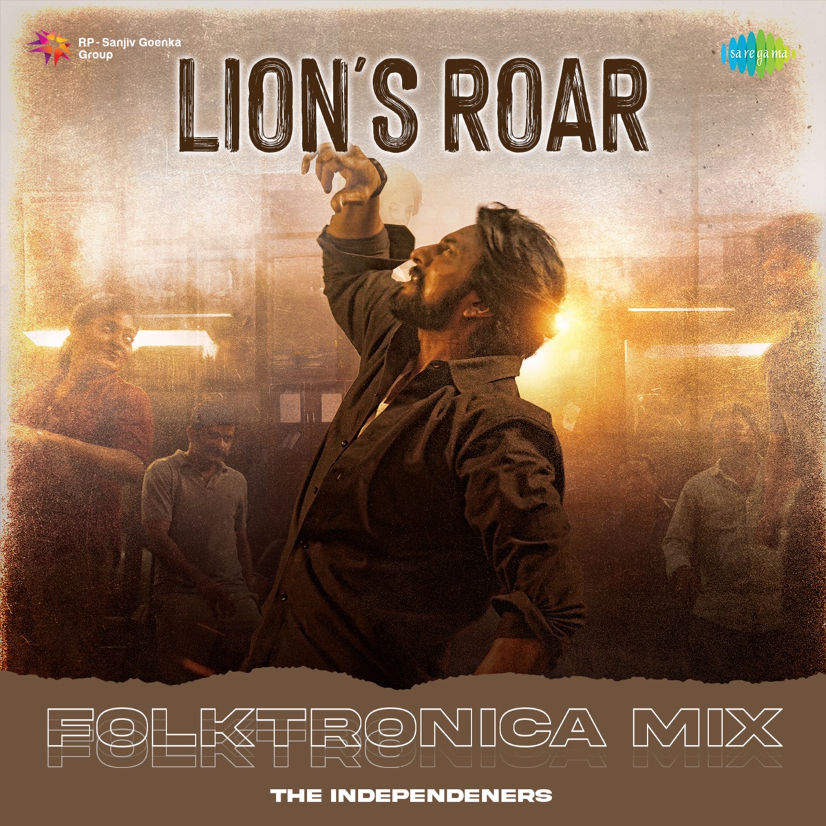 Lion's Roar (Folktronica Mix) - Single by Vijay Prakash, B. Ajaneesh Loknath & Anup Bhandari album cover