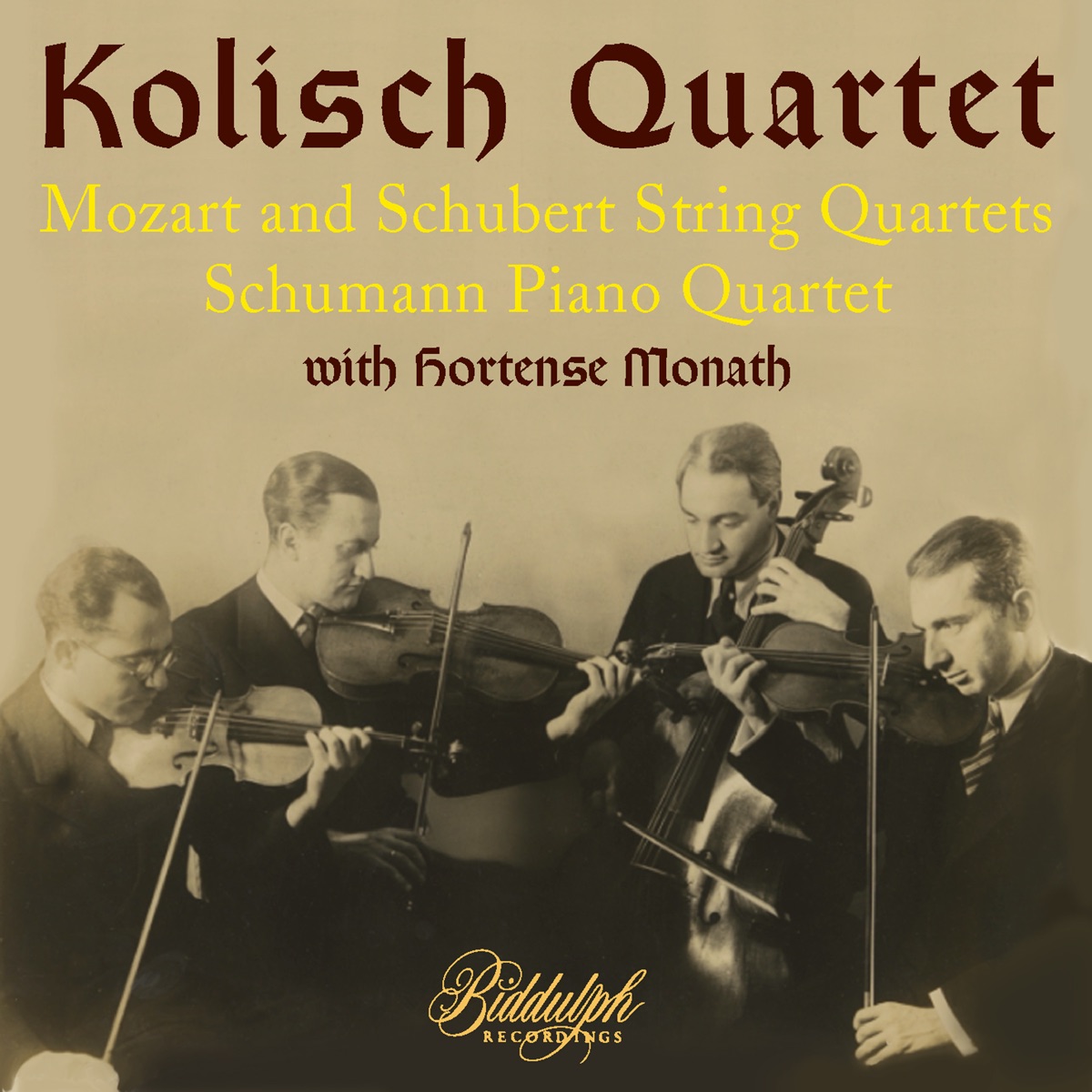 Mozart, Schubert & Schumann: Works for Quartet (Remastered 2024) by Kolisch Quartet album cover