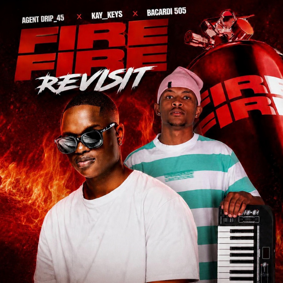 Fire Fire Revisit - Single by Agent Drip_45, Kay_Keys & Gontse Swartz album cover