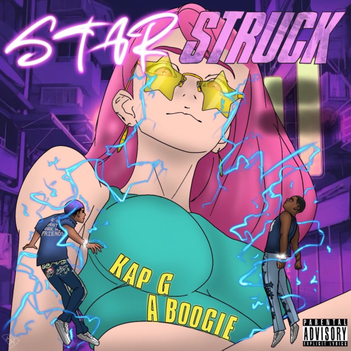 Star Struck (feat. A Boogie wit da Hoodie) - Single by Kap G album cover artwork