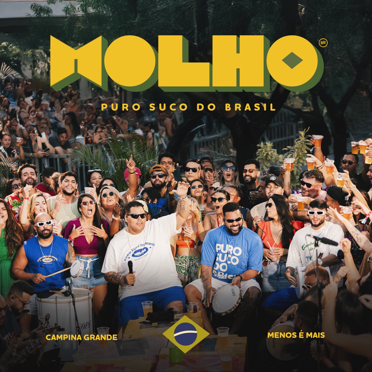 MOLHO (Ao Vivo) - EP by Grupo Menos É Mais album cover
