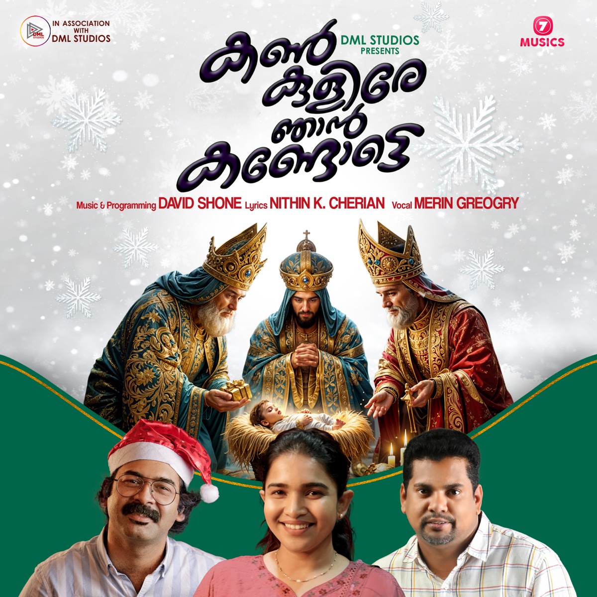 Kankoolire Njan Kandotte - Single by Nithin K. Cheriyan, David Shone & Merin Gregory album cover