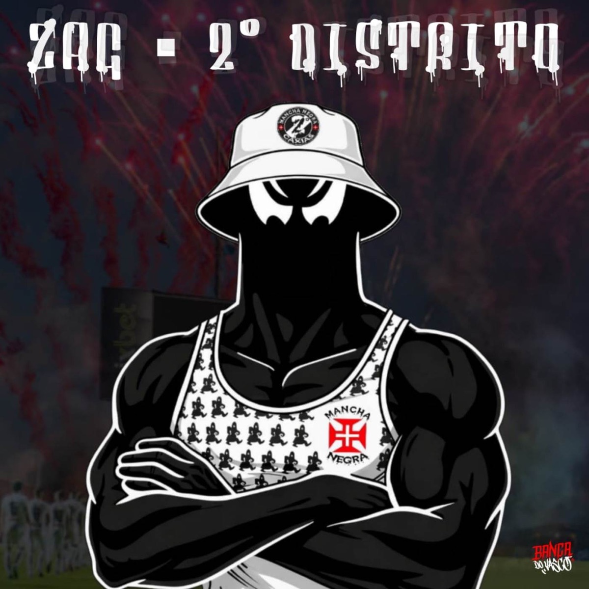 Segundo distrito (feat. ZAG) - Single by Mancha Negra Caxias album cover