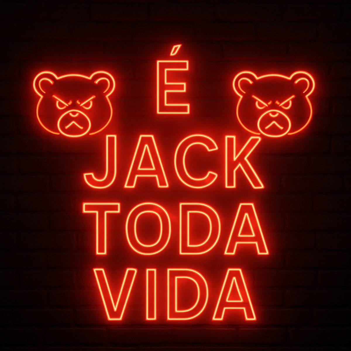 É Jack Toda Vida - Single by DJ MF SILVA & MC Negritin album cover