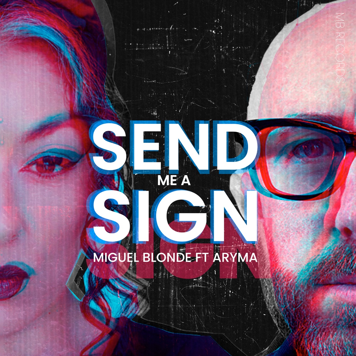 Send Me a Sign (feat. Aryma) - Single by Miguel Blonde album cover