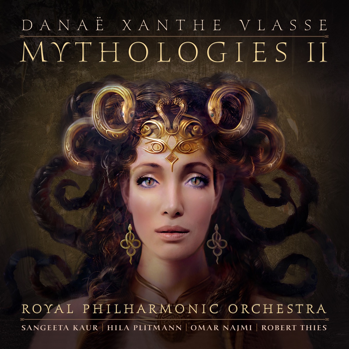 Mythologies II by Danaë Xanthe Vlasse, Royal Philharmonic Orchestra & Michael Shapiro album cover