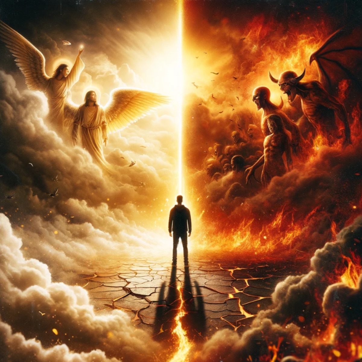 Entre o Céu & Inferno - Single by Lzy_RP album cover