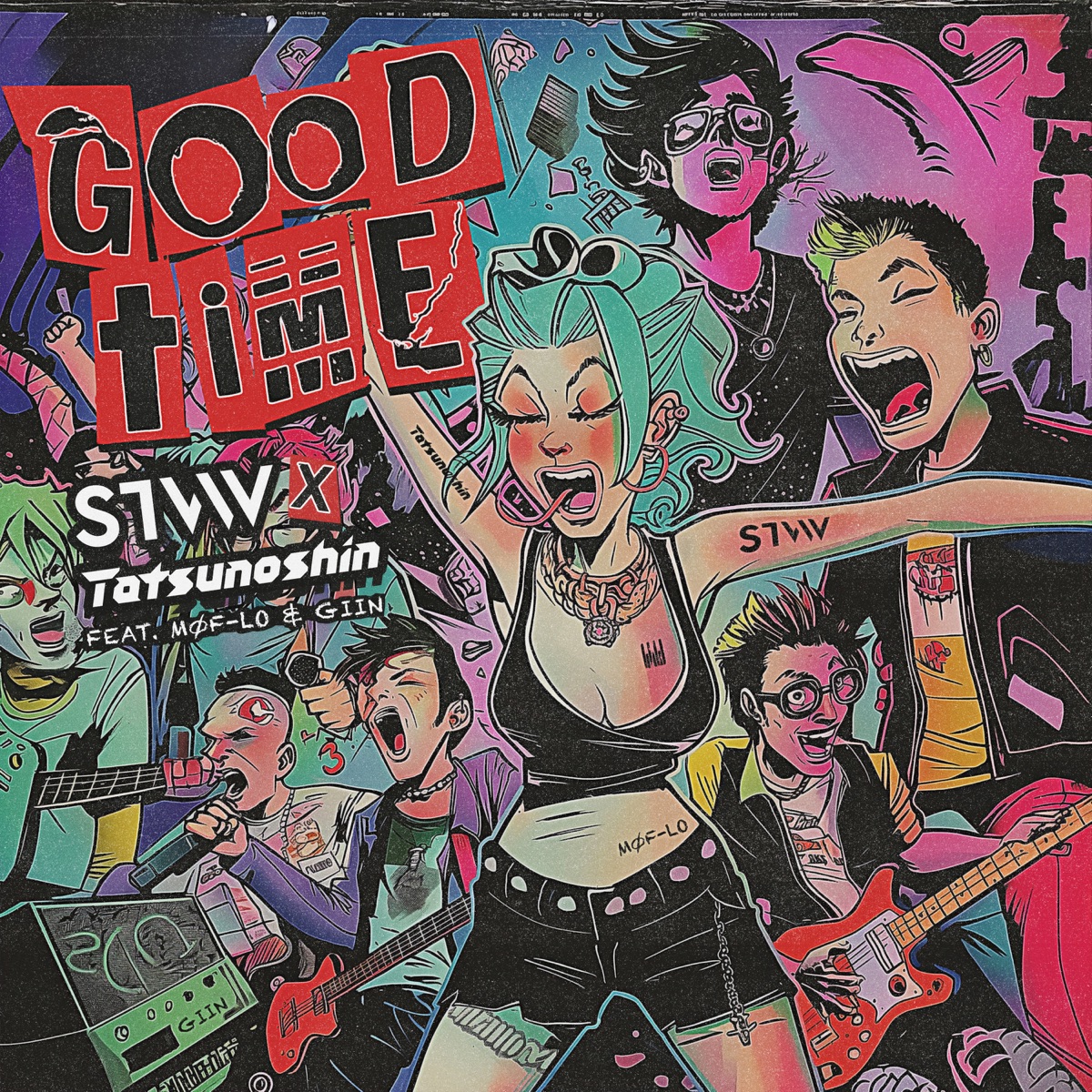 Good Time (feat. Møf-Lo & Giin) - Single by STVW & Tatsunoshin album cover