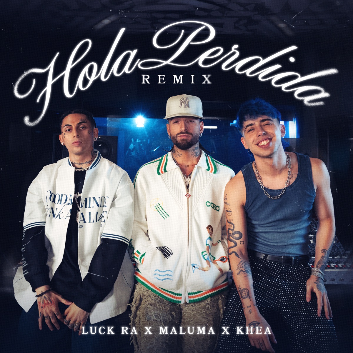 HOLA PERDIDA REMIX - Single by Luck Ra, Maluma & KHEA album cover